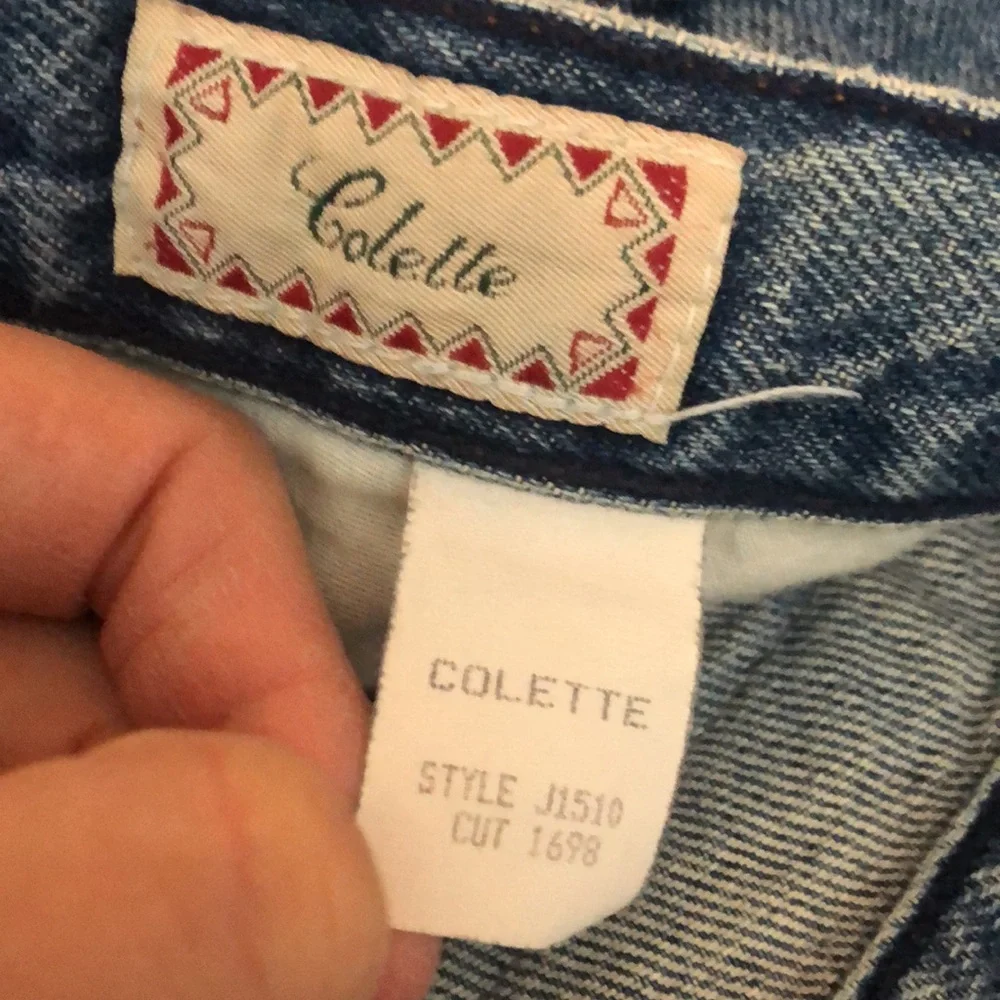 Vintage 90s For Jospeh Colette Denim Jean Size‎ 32 USA High Waisted